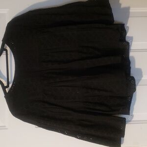 Madewell tier eyelet top